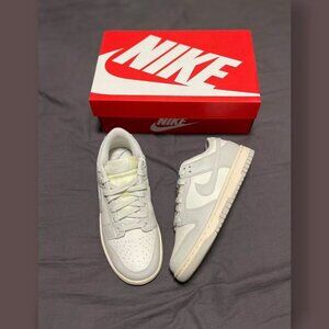 Nike Dunk Low Bone White Non-slip Lightweight Low-top Sneakers for Women